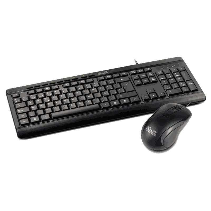 Teclado y Mouse Klip Xtreme USB DeskMate Español | Imeqmo.com